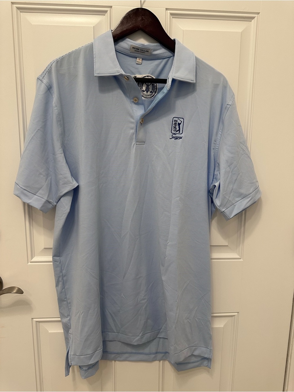 Peter Millar Light Blue PGA Tour Polo